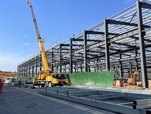 鋼結(jié)構(gòu)樓層板施工圖片（鋼結(jié)構(gòu)樓層板施工流程圖） 鋼結(jié)構(gòu)門(mén)式鋼架施工 第5張