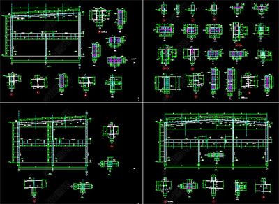 鋼結(jié)構(gòu)廠房圖片大全 設(shè)計(jì)圖紙 結(jié)構(gòu)工業(yè)裝備施工 第2張