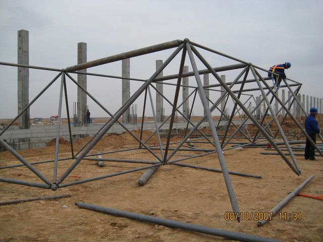 哪里招網架安裝工人 建筑施工圖設計 第4張