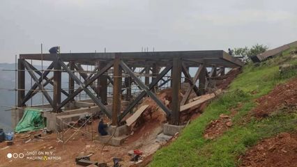 鋼構(gòu)觀景臺圖片（西藏·怒江72拐峽谷觀景臺施工圖紙展示） 建筑方案設(shè)計(jì) 第4張