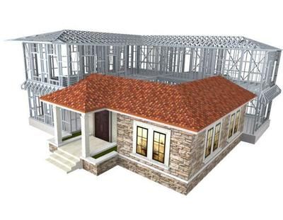 鋼結(jié)構(gòu)房子外觀圖片（鋼結(jié)構(gòu)房屋外觀圖片） 鋼結(jié)構(gòu)網(wǎng)架設(shè)計(jì) 第4張