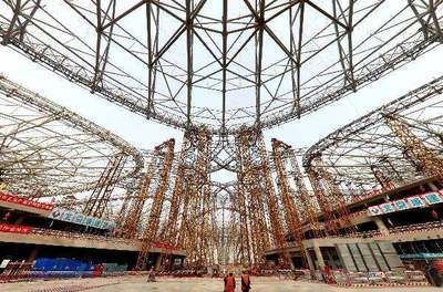 北京網(wǎng)架設(shè)計(jì)（北京在網(wǎng)架設(shè)計(jì)領(lǐng)域有著深厚的技術(shù)積累和實(shí)踐經(jīng)驗(yàn)和實(shí)踐經(jīng)驗(yàn)） 鋼結(jié)構(gòu)跳臺(tái)施工 第5張