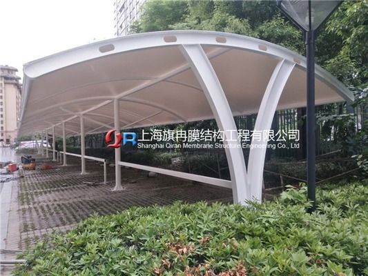 鋼結(jié)構(gòu)汽車車棚圖片 建筑方案設(shè)計(jì) 第1張