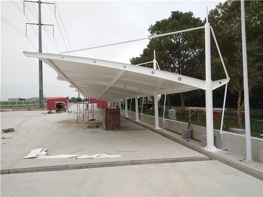 鋼結(jié)構(gòu)汽車車棚圖片 建筑方案設(shè)計(jì) 第2張