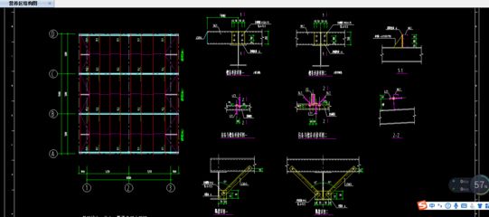 鋼結(jié)構(gòu)廠房畫(huà)圖（鋼結(jié)構(gòu)廠房設(shè)計(jì)圖紙） 鋼結(jié)構(gòu)跳臺(tái)設(shè)計(jì) 第3張