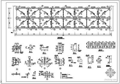 桁架設(shè)計圖集 結(jié)構(gòu)污水處理池設(shè)計 第3張