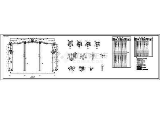 21米跨度鋼結(jié)構(gòu)房屋設(shè)計(jì) 結(jié)構(gòu)框架施工 第2張