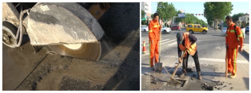 路面修補視頻 裝飾工裝施工 第1張