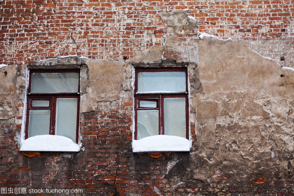 紅磚墻切割開開窗圖片 建筑方案施工 第2張