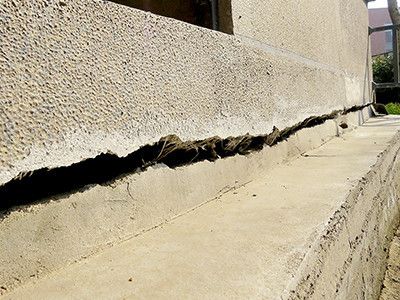 地基下沉墻面開裂圖片大全 結(jié)構(gòu)框架施工 第5張