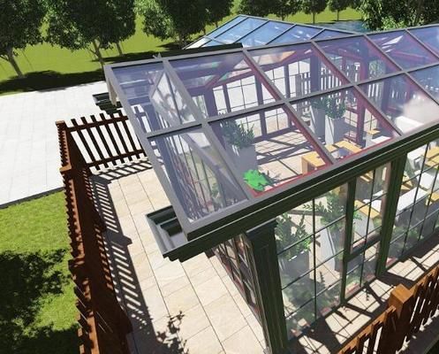 采光棚圖片及優(yōu)缺點有哪些（如何提高采光棚的防盜性能） 結構污水處理池設計 第5張