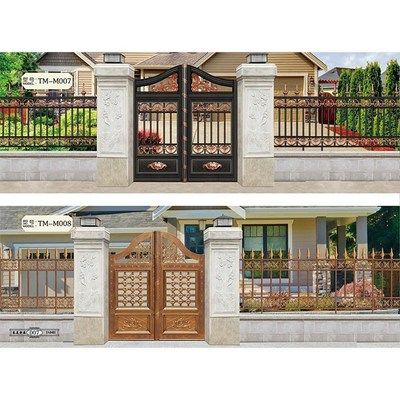 鋼結(jié)構(gòu)村莊大門效果圖 北京加固施工 第4張