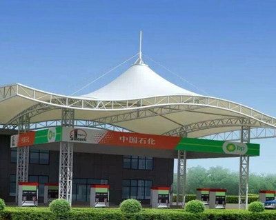 加油站頂棚用什么結構膠（加油站頂棚使用的結構膠） 鋼結構鋼結構螺旋樓梯施工 第3張