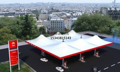 加油站罩棚的作用是什么（加油站罩棚在加油站的建設(shè)和運(yùn)營(yíng)中扮演著重要角色） 鋼結(jié)構(gòu)門式鋼架施工 第2張