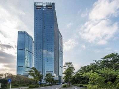 南山鋼構(gòu)大廈（深圳南山鋼構(gòu)大廈） 結(jié)構(gòu)框架施工 第1張