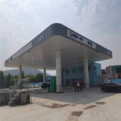 加油站罩棚一般多高 裝飾工裝設(shè)計(jì) 第4張