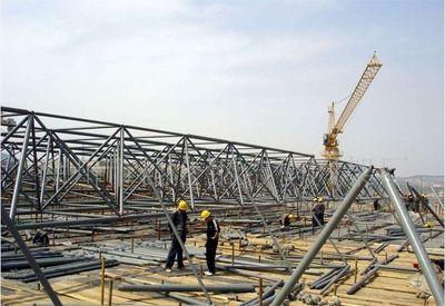 網(wǎng)架結(jié)構(gòu)加油站 裝飾幕墻設(shè)計(jì) 第3張