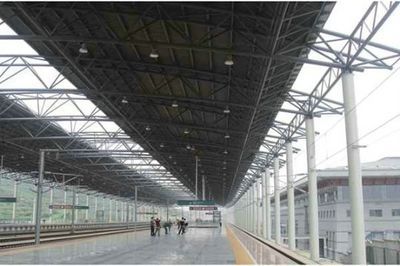 加油站網(wǎng)架裝修圖片大全（加油站網(wǎng)架裝修效果圖精美的加油站便利店裝修效果圖） 裝飾幕墻設(shè)計(jì) 第3張