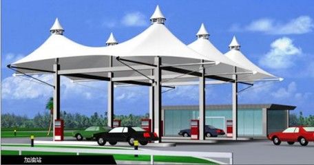 加油站站棚設(shè)計圖（關(guān)于加油站站棚設(shè)計圖的相關(guān)網(wǎng)址：土木在線（土木在線）） 結(jié)構(gòu)橋梁鋼結(jié)構(gòu)設(shè)計 第4張