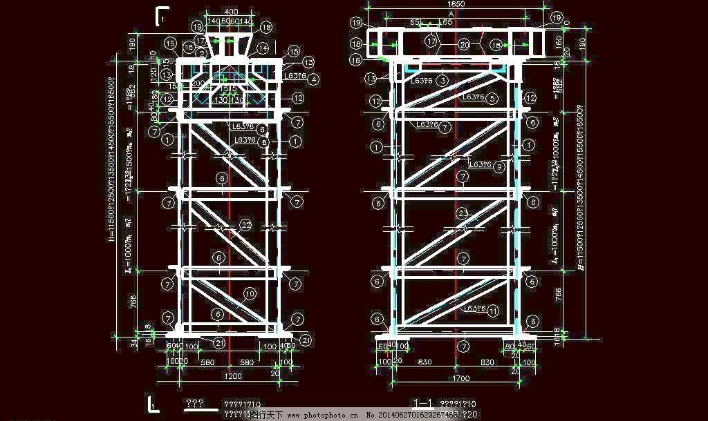 雙肢綴條式格構(gòu)柱中,規(guī)定單肢 裝飾幕墻施工 第4張 雙肢綴條式格構(gòu)柱中,規(guī)定單肢 裝飾幕墻施工 第4張