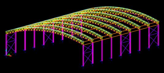 桁架結(jié)構(gòu)選型簡圖 鋼結(jié)構(gòu)異形設(shè)計 第1張