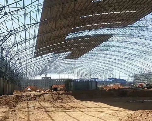 山西煤棚網(wǎng)架（山西煤棚網(wǎng)架市場競爭優(yōu)勢分析） 鋼結(jié)構(gòu)鋼結(jié)構(gòu)螺旋樓梯施工 第2張