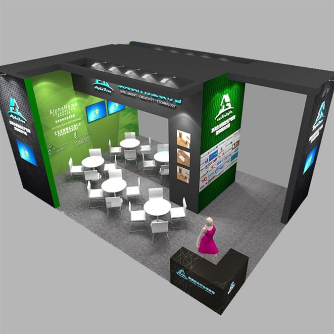 桁架展臺(tái)圖片欣賞 結(jié)構(gòu)工業(yè)鋼結(jié)構(gòu)設(shè)計(jì) 第2張