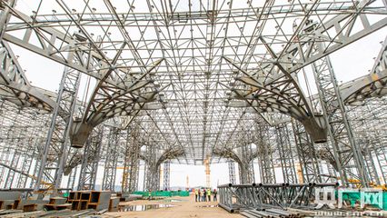 網(wǎng)架結(jié)構(gòu)每平方米重量（網(wǎng)架結(jié)構(gòu)每平米的重量是一個固定的數(shù)值，網(wǎng)架結(jié)構(gòu)穩(wěn)定性測試方法） 鋼結(jié)構(gòu)蹦極設(shè)計 第5張