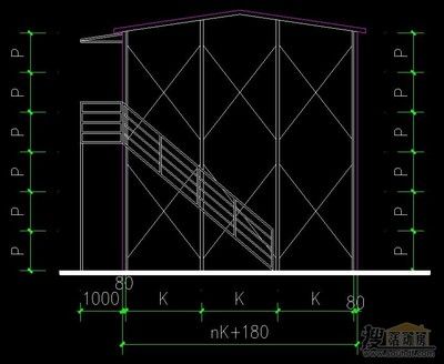 彩鋼房結(jié)構(gòu)設(shè)計(jì)圖紙 鋼結(jié)構(gòu)網(wǎng)架設(shè)計(jì) 第1張