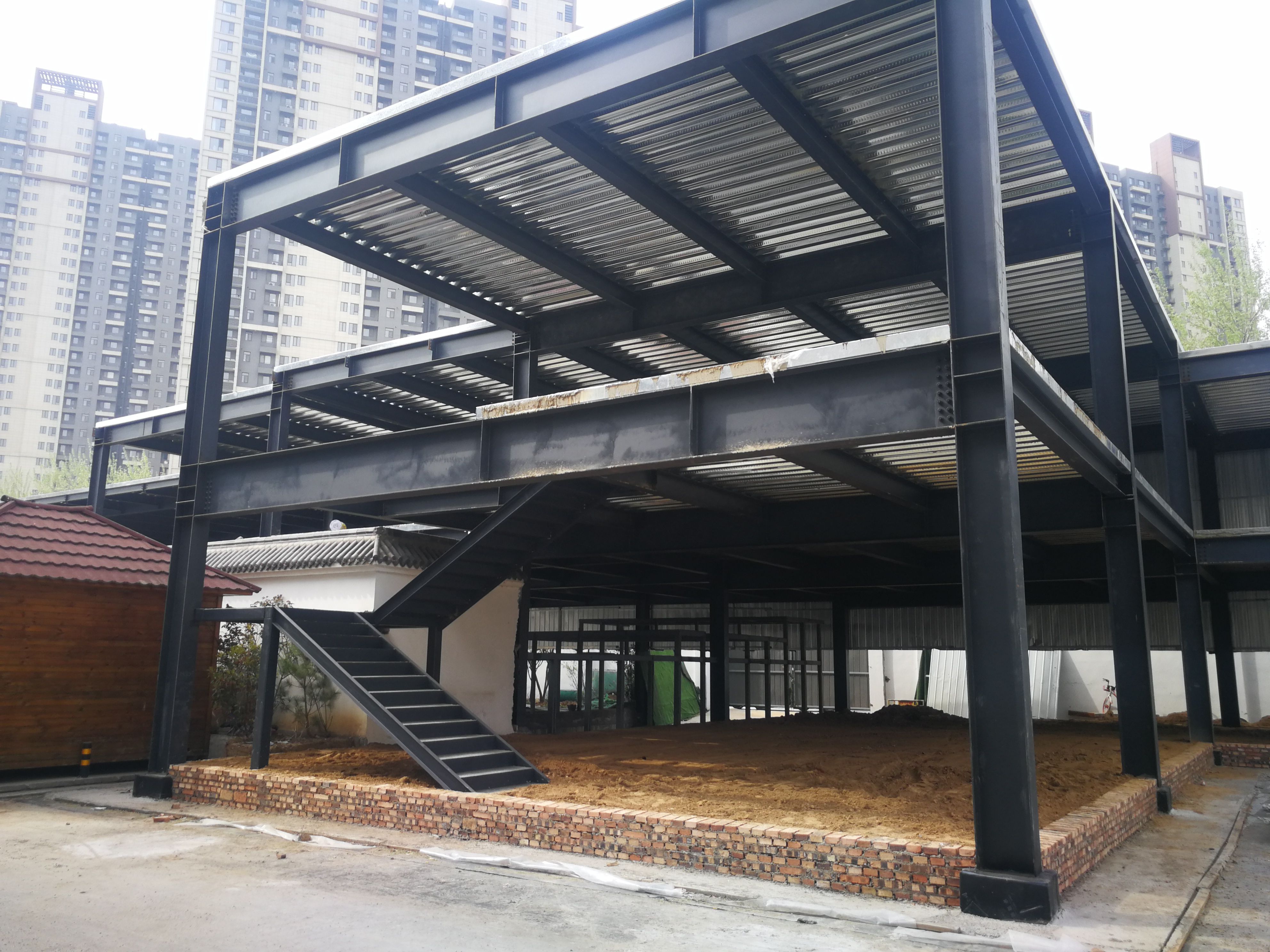 鋼架結(jié)構(gòu)房照片大全 建筑消防施工 第3張