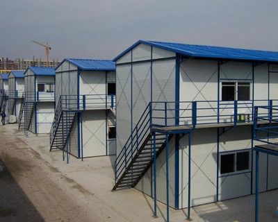 彩鋼活動房施工視頻（雙層彩鋼活動房施工視頻） 北京網架設計 第1張