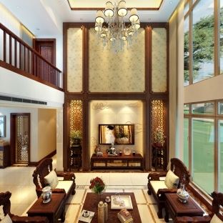 別墅的裝修費(fèi)用怎么算的 鋼結(jié)構(gòu)玻璃棧道施工 第5張