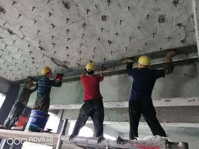 混凝土強(qiáng)度不夠加固處理 鋼結(jié)構(gòu)框架施工 第4張