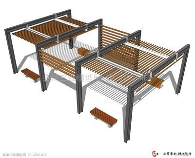 景觀廊架三視圖（景觀廊架三視圖涉及到景觀設(shè)計(jì)中的一個(gè)重要概念） 建筑效果圖設(shè)計(jì) 第5張