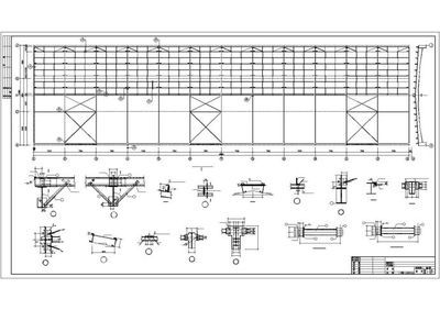 18米跨度鋼結(jié)構(gòu)廠房圖紙不帶吊車的 鋼結(jié)構(gòu)鋼結(jié)構(gòu)螺旋樓梯設計 第2張