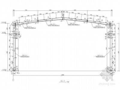 12米跨度鋼結(jié)構(gòu)廠房圖紙 結(jié)構(gòu)地下室設(shè)計(jì) 第4張 12米跨度鋼結(jié)構(gòu)廠房圖紙 結(jié)構(gòu)地下室設(shè)計(jì) 第4張