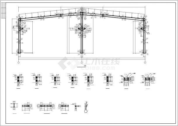 舞臺鋼架圖紙尺寸標(biāo)準(zhǔn) 建筑效果圖設(shè)計(jì) 第1張