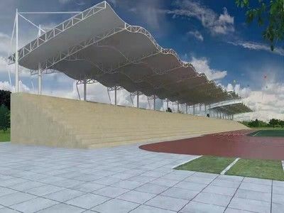 看臺鋼結(jié)構(gòu)13米需要腳手架嗎 建筑方案設(shè)計 第1張