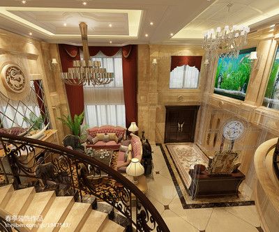 別墅裝潢設(shè)計效果圖 建筑效果圖設(shè)計 第3張