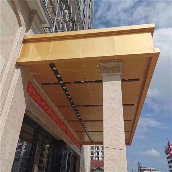 別墅鋼結(jié)構(gòu)門頭雨棚（別墅鋼結(jié)構(gòu)門頭雨棚的優(yōu)缺點分析鋼結(jié)構(gòu)雨棚的優(yōu)缺點） 鋼結(jié)構(gòu)鋼結(jié)構(gòu)停車場設(shè)計 第1張