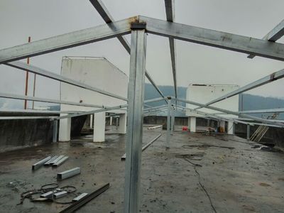 彩鋼屋架制作方法（彩鋼屋架的制作方法） 鋼結(jié)構(gòu)鋼結(jié)構(gòu)螺旋樓梯施工 第1張