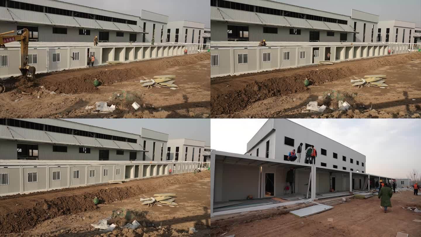 彩鋼房建筑視頻（彩鋼房建筑成本預(yù)算） 鋼結(jié)構(gòu)門(mén)式鋼架施工 第3張