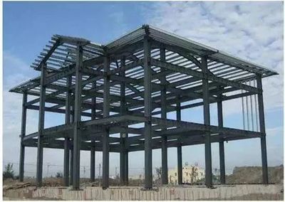 房屋鋼構(gòu)框架圖片大全集（鋼結(jié)構(gòu)框架圖集） 結(jié)構(gòu)工業(yè)裝備設(shè)計(jì) 第5張