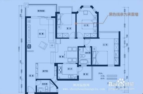 承重墻測量（建筑圖紙承重墻標(biāo)注） 結(jié)構(gòu)機(jī)械鋼結(jié)構(gòu)施工 第2張