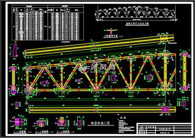 梯形屋架施工圖高清（梯形屋架施工圖） 裝飾工裝設(shè)計(jì) 第4張