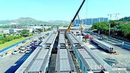 裝配式鋼箱梁（裝配式鋼箱梁成功吊裝左岸大道項(xiàng)目主線zl23聯(lián)橋梁）