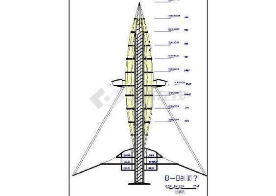 觀光塔設(shè)計圖紙（觀光塔設(shè)計圖紙下載） 結(jié)構(gòu)機械鋼結(jié)構(gòu)施工 第2張