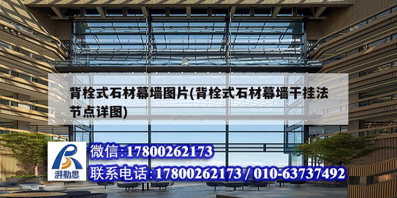 背栓式石材幕墻圖片(背栓式石材幕墻干掛法節(jié)點詳圖) 建筑施工圖施工