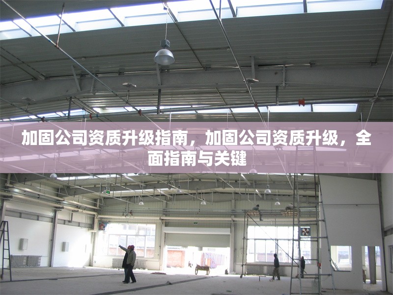 加固公司資質(zhì)升級指南，加固公司資質(zhì)升級，全面指南與關(guān)鍵