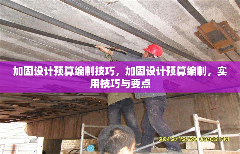 加固設(shè)計預(yù)算編制技巧，加固設(shè)計預(yù)算編制，實用技巧與要點
